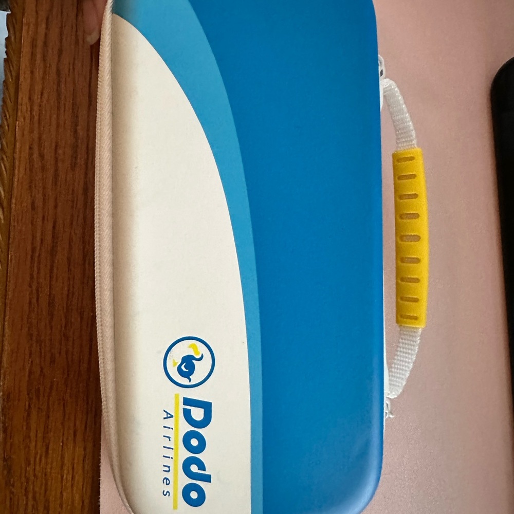 Dodo Airlines Blue and White Travel Case